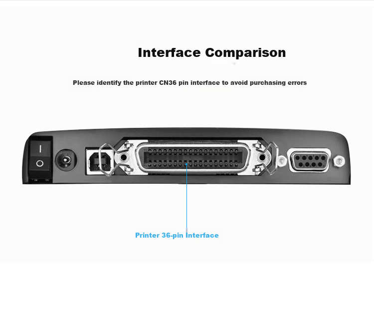 Кабель Jinghua USB - Parallel (CN36), 1.2 метра, темно-синий