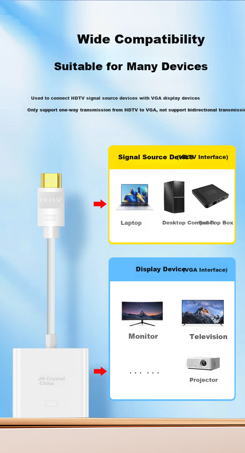 HDMI to VGA адаптер-переходник