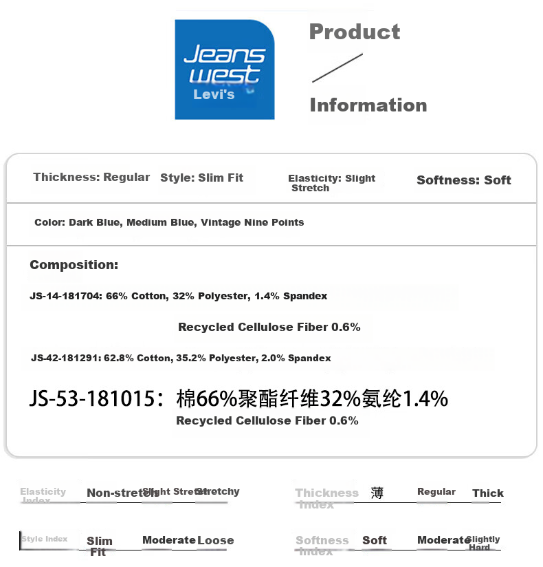 Джинсы мужские Jeanswest, модель 2025 Осень-Зима, мягкий хлопок, стрейч, зауженный крой, модные принтованные брюки, темно-синие, размер 34