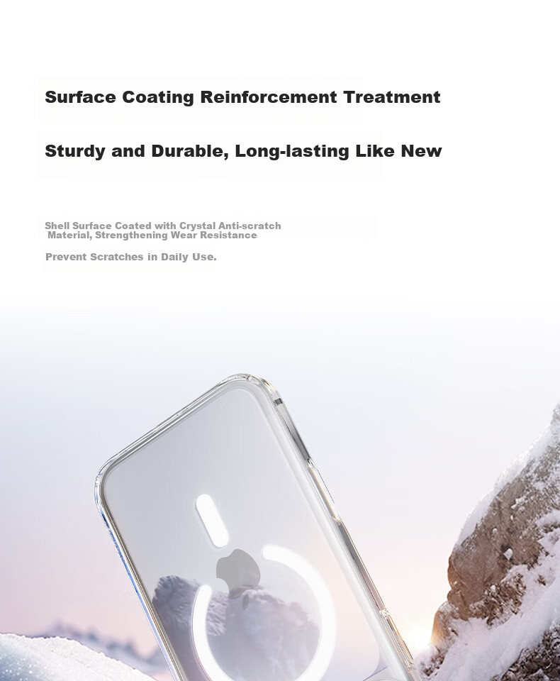 Чехол TORRAS для Apple iPhone 17, прозрачный, с магнитом, противоударный, с подставкой