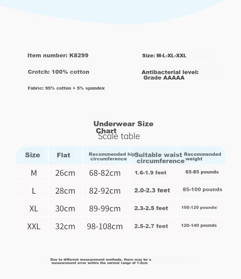 Трусы женские Ailier&ouluola, подростковые, хлопковые, модель 8299XXL, размер 2XL, 3 шт.