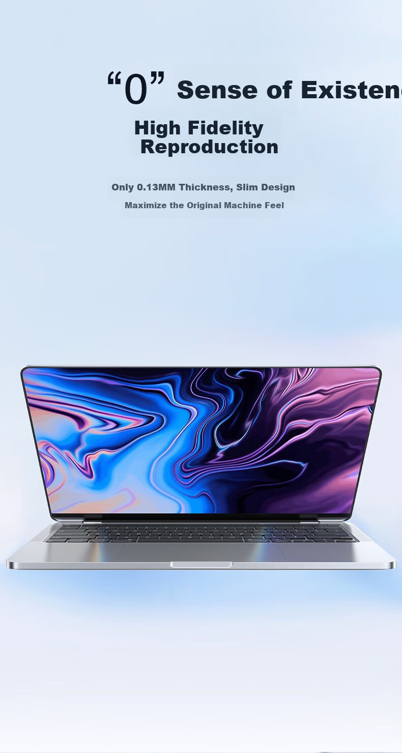 Защитная пленка для клавиатуры Shanmo для Apple MacBook Air/Pro, ультратонкая, прозрачная, водонепроницаемая, пылезащитная