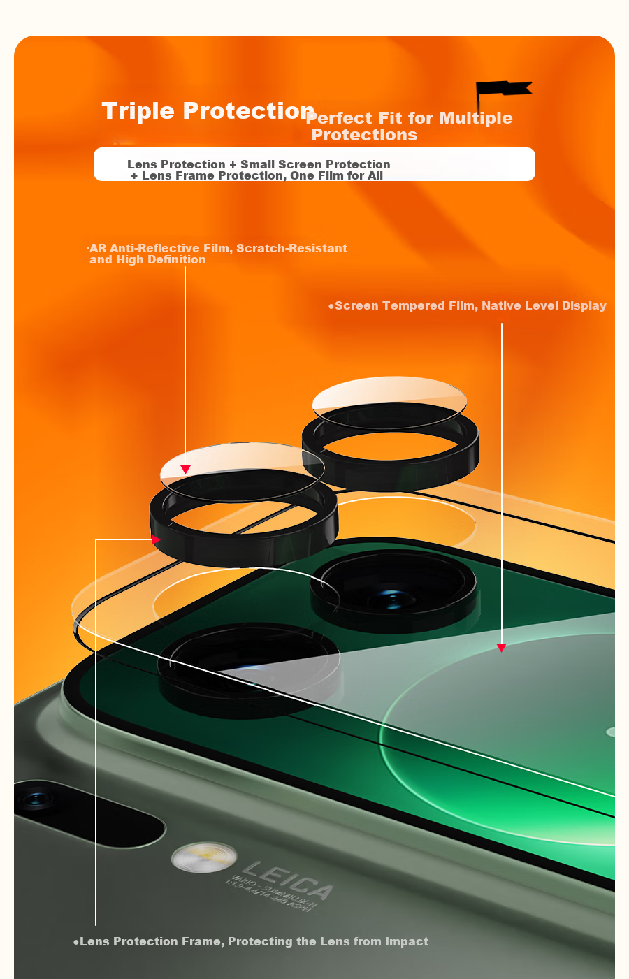 Защитное стекло Wali для Xiaomi 17 Pro, AR-пленка с усиленной прозрачностью, защитная пленка для заднего экрана, защита от отпечатков пальцев, антибликовое покрытие, быстрая установка