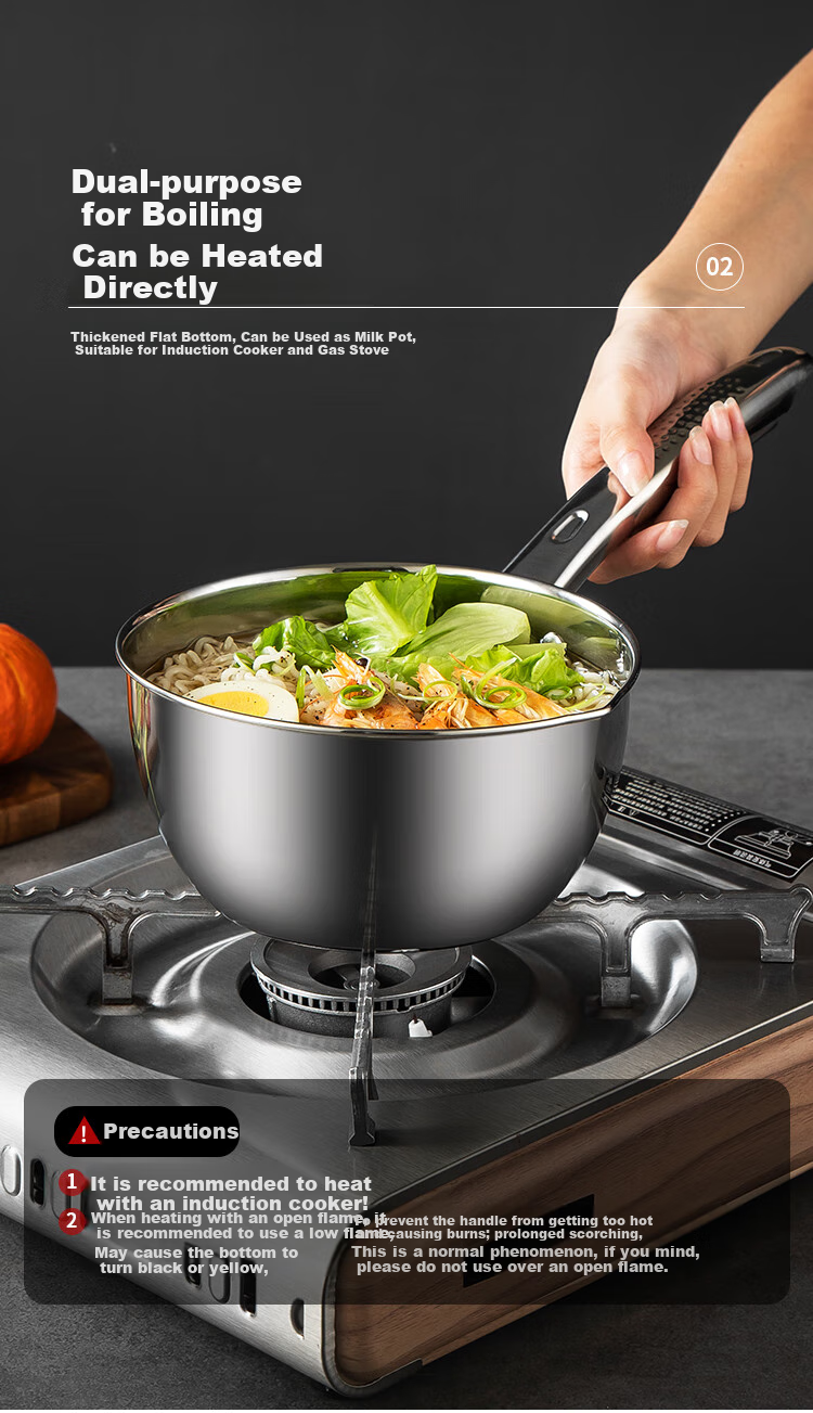 MAXCOOK 316L Нержавеющая сталь, ковш для воды, 18 см, для дома и коммерческого использования, черпак для воды MCPJ2355