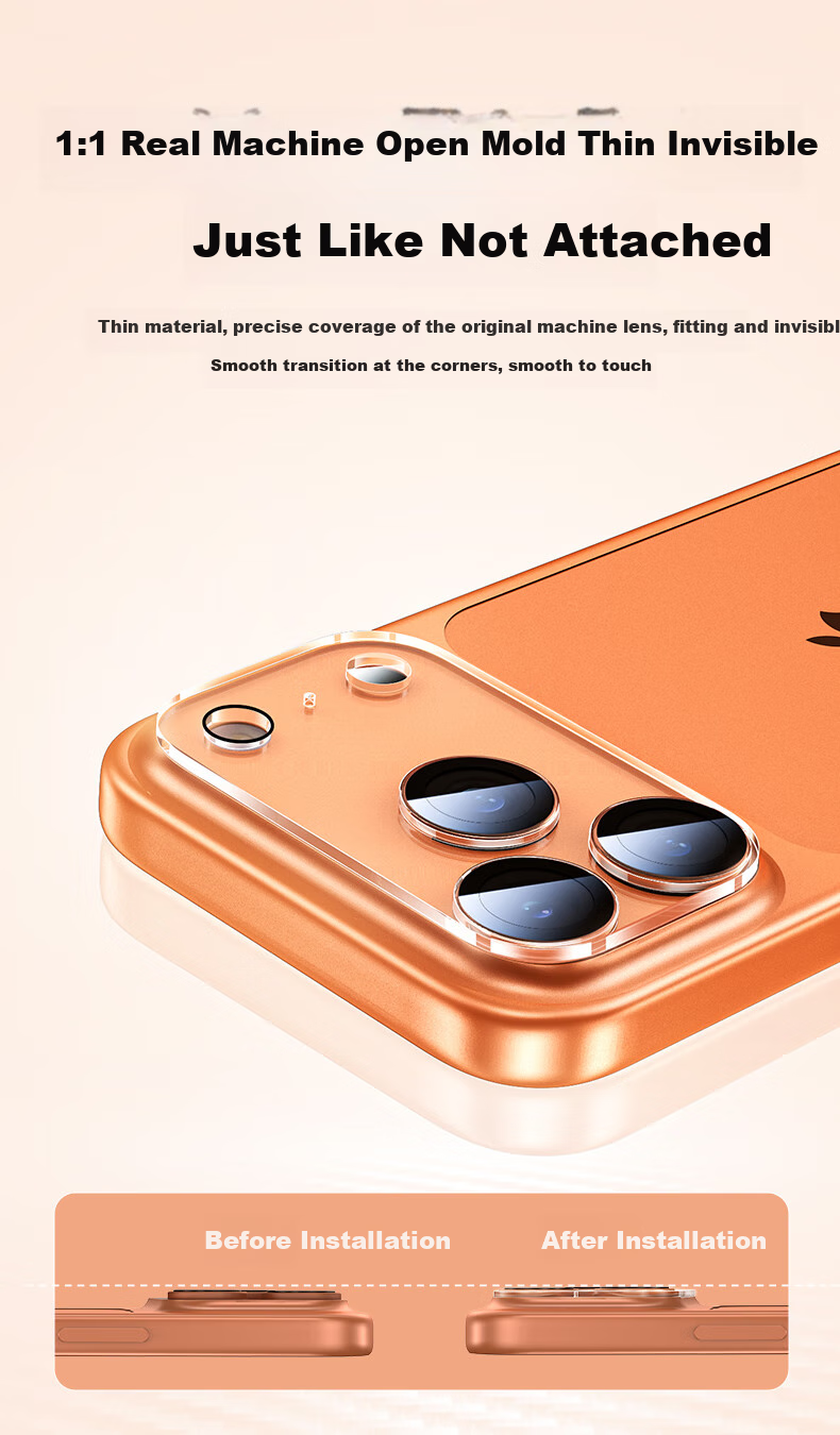 Защитная пленка PISEN для камеры iPhone 17 Pro Max, высококачественное закаленное стекло, 2 шт.