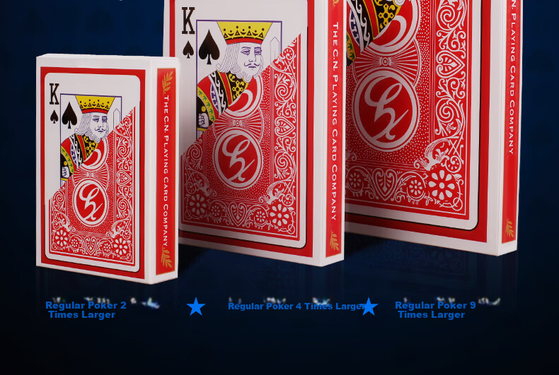 Игральные карты Wangjing Poker, 4x увеличенные, для покера Техасский Холдем, креативные аксессуары для настольных игр