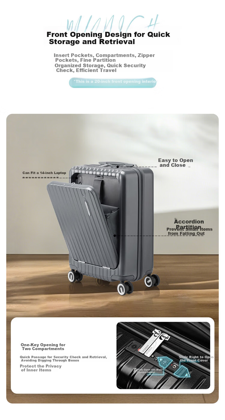 Чемодан AMERICAN TOURISTER, 24 дюйма, тележка, расширяемая, легкий, большой емкости, серый