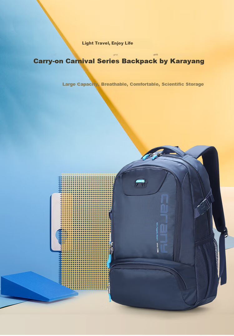 Рюкзак KALA·Y для студентов, большой вместимости, с уменьшенным весом, для ноутбука, для путешествий