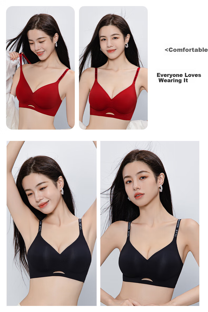 Бюстгальтер GUJIN Seamless Bra, бесшовный, для женщин, тонкие бретели, пуш-ап, поддерживающий, корректирующий, красивый дизайн спины, тонкий стиль, увеличивающий грудь, телесный цвет
