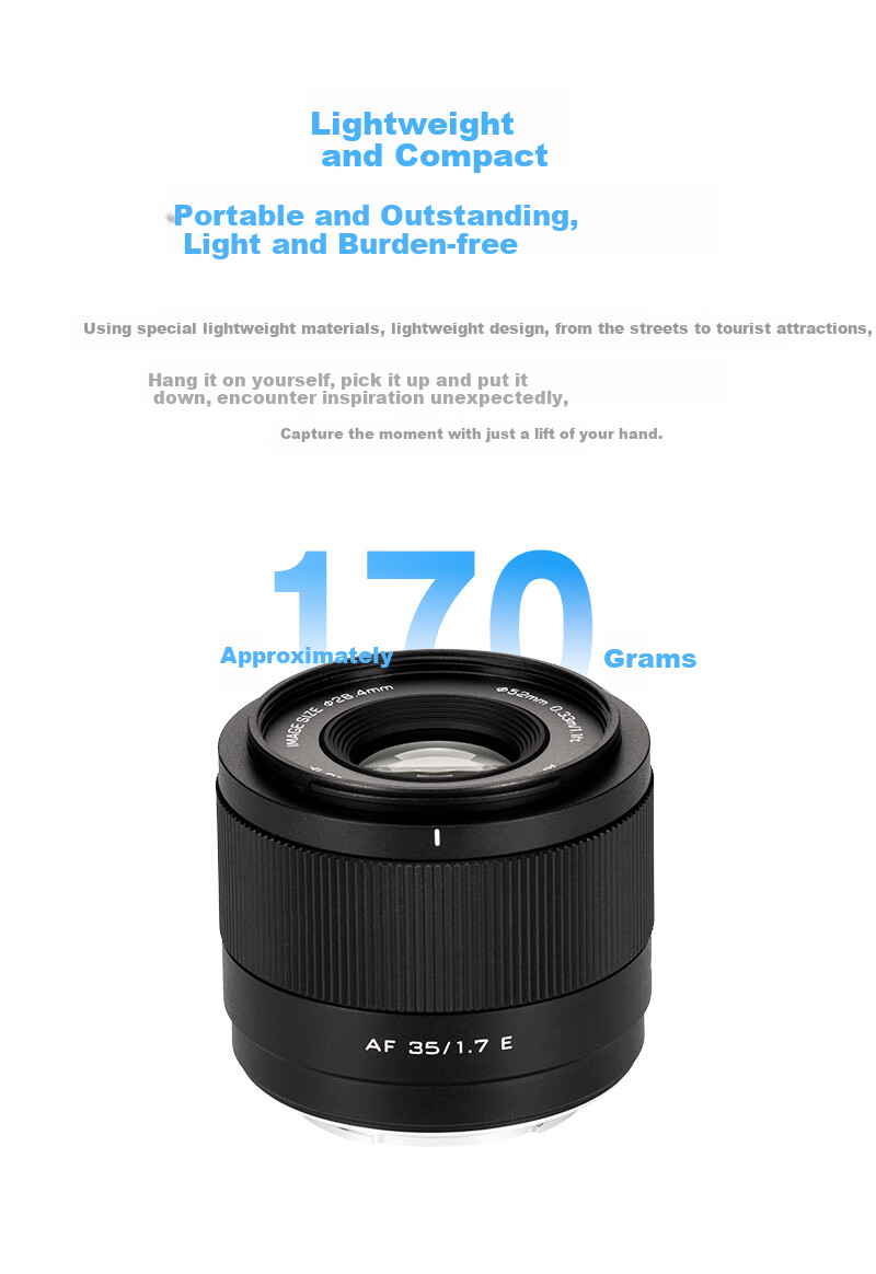 Объектив VILTROX AF 35mm F1.7 для камер Fujifilm X, светосильный, с автофокусом, для беззеркальных камер