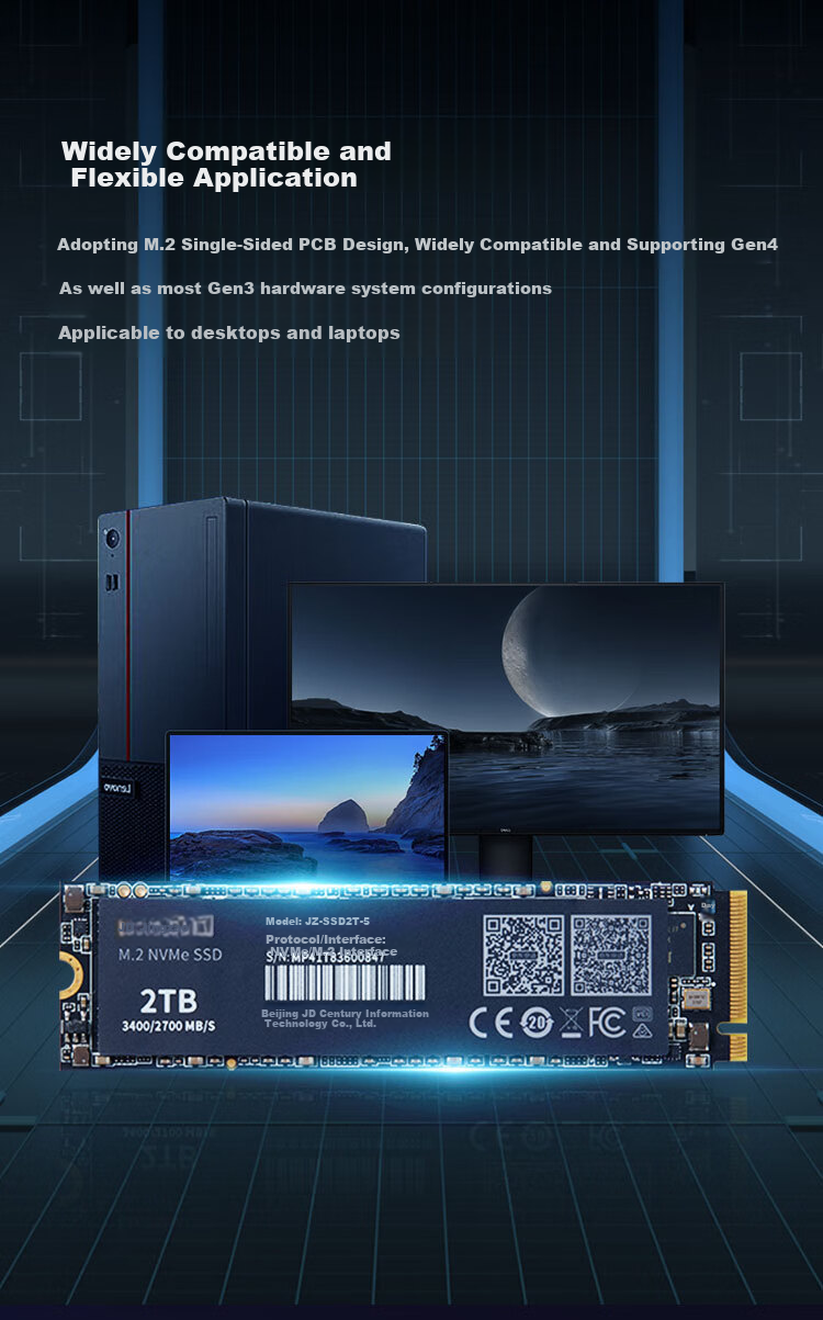 SSD накопитель JD Original 512GB M.2 NVMe PCIe 3.0