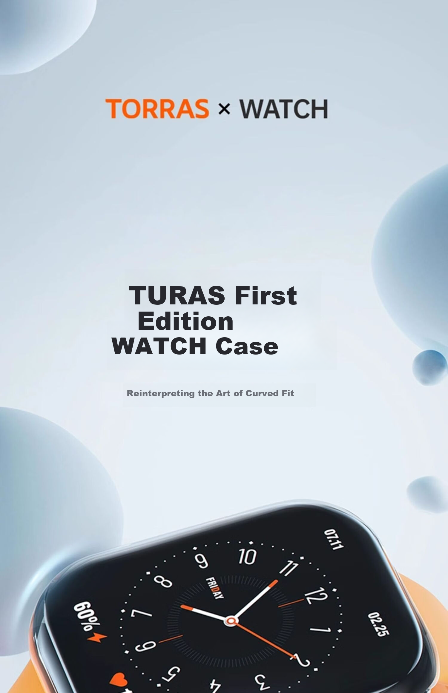 Защитный чехол TORRAS для Apple Watch Ultra3/2, противоударный, устойчивый к царапинам, с интегрированным защитным стеклом