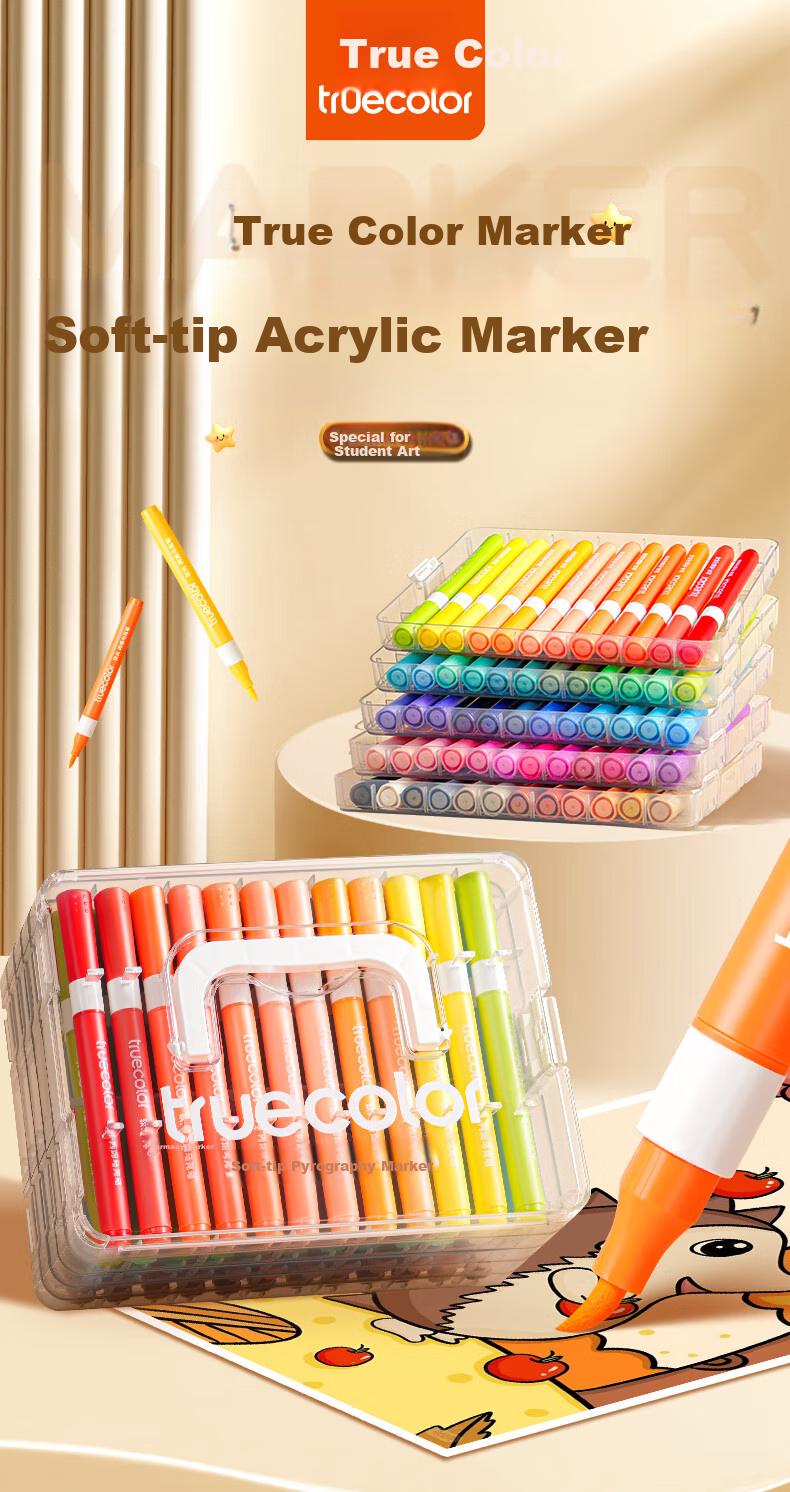 Акриловые маркеры TRUECOLOR