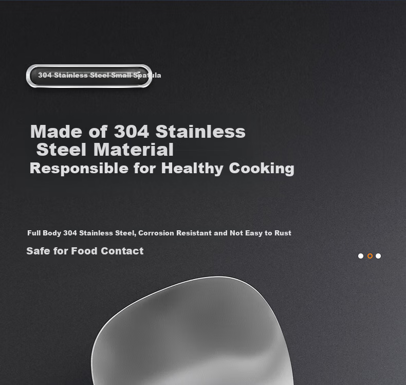 Лопатка кухонная COOKER KING из нержавеющей стали, 31 см, для антипригарных покрытий