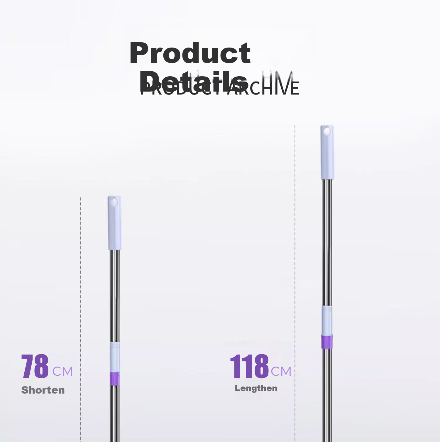 Швабра Yagao Flat Mop 60CM с 1 насадкой, большая швабра для дома, съемная ткань, для коммерческой уборки