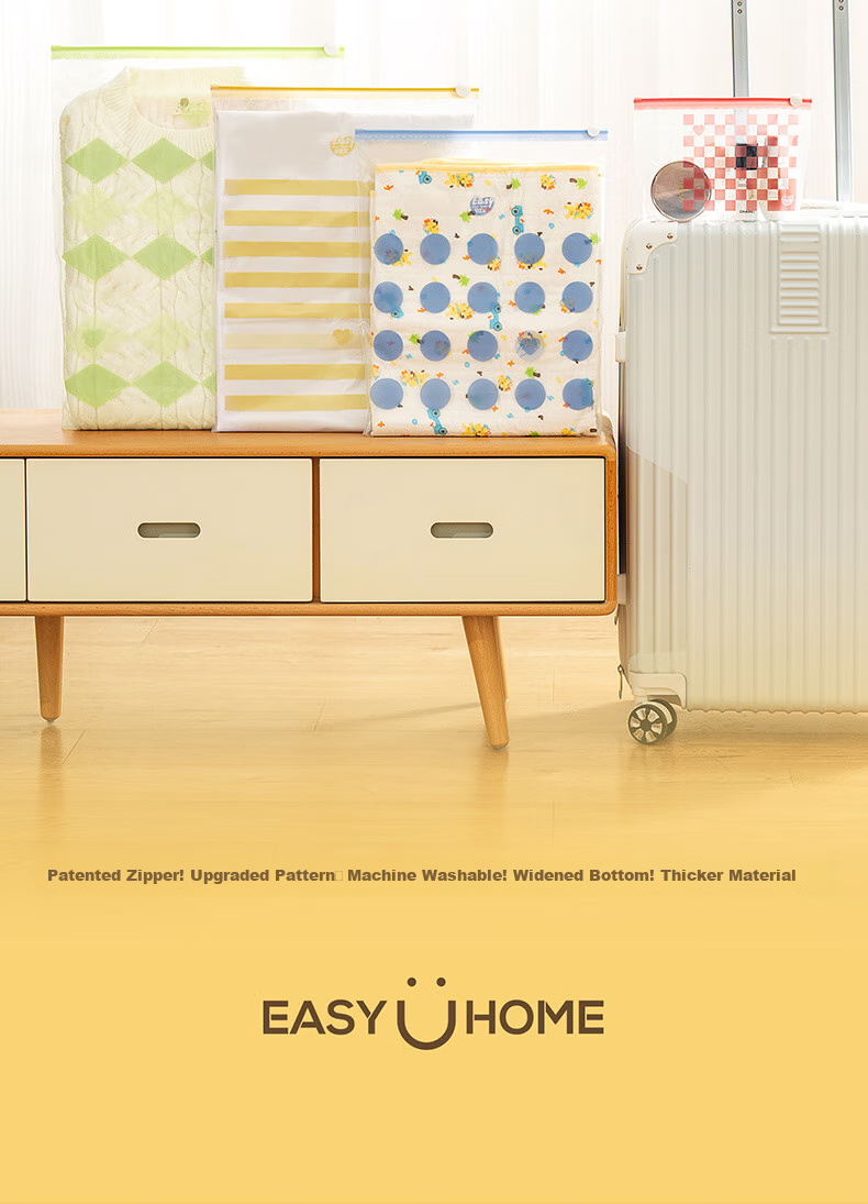 Набор герметичных пакетов Easy Your Home для хранения одежды, путешествий, нижнего белья, портативный, для пищевых продуктов, XL/2XL/3XL, 15 шт.