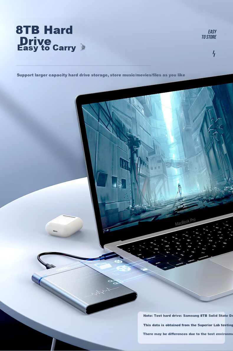 Внешний корпус для жесткого диска UNITEK S109A, 2.5 дюйма, USB 3.2 Gen 2, алюминиевый сплав, черный