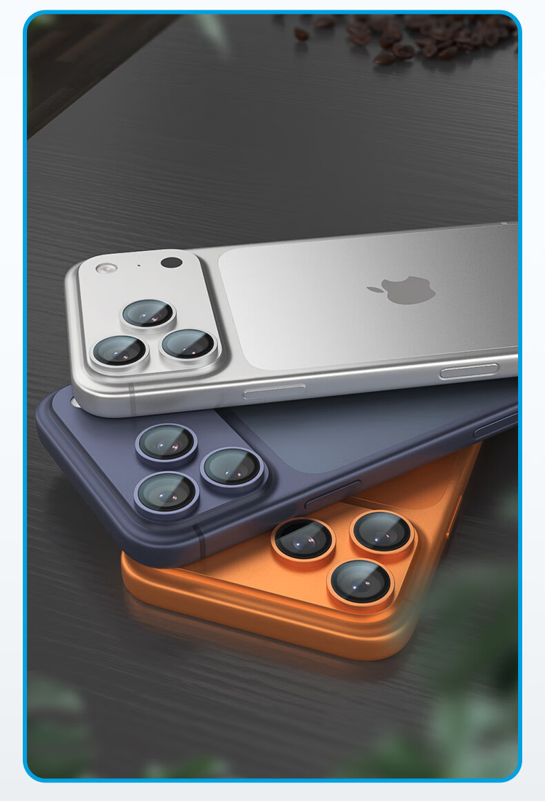 Защитная пленка для камеры Lanxingxiansheng для Apple iPhone 17 Pro Max, высококачественная, прозрачная, противоударная, серебристая