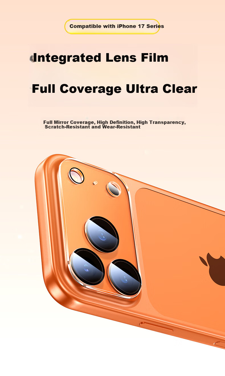 Защитная пленка PISEN для камеры iPhone 17 Pro Max, высококачественное закаленное стекло, 2 шт.