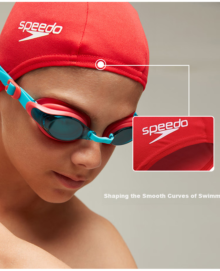 Детская шапочка для плавания Speedo, розовая, для защиты волос, легкая и прочная
