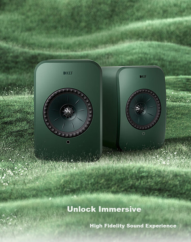 KEF LSX II LT Light Luxury Edition - беспроводная акустическая система Hi-Fi 2.0, стерео, Bluetooth, Wi-Fi, Rock White