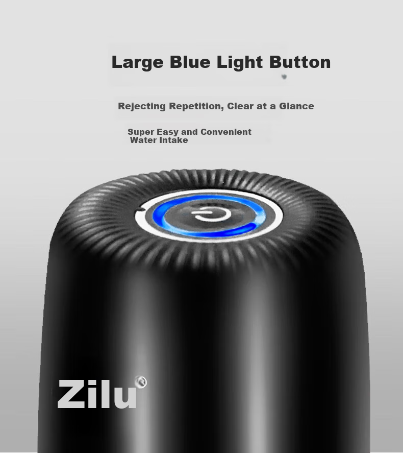 Автоматический насос-дозатор для воды ZILU, электрический, для бутылок, USB-зарядка, двойной насос