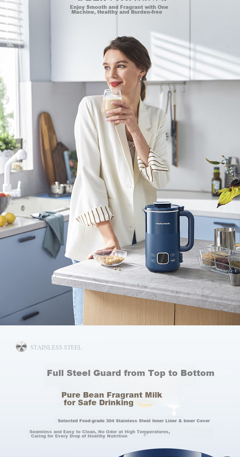 Блендер Morphy Richards MR8203, 1 л, белый