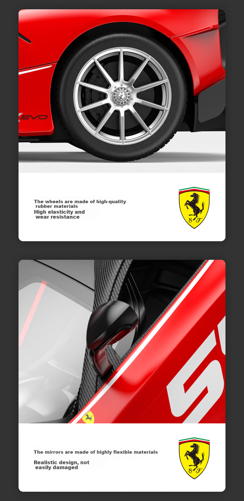 Радиоуправляемая машина Rastar Ferrari FXX K EVO, масштаб 1:14, красная, 34.6 см, подарочный набор