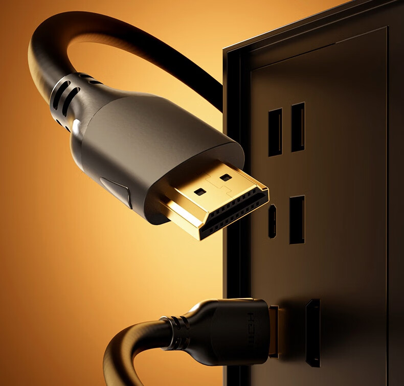 Кабель Deli HDMI версии 2.0, 4K, 2 метра, для подключения ноутбука, ТВ-приставки к телевизору, проектору, монитору, видеокабель