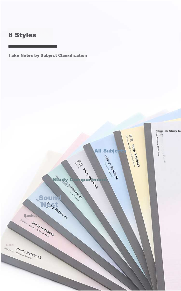 Тетрадь KOKUYO Student Notebook, Memo Pad, Study Notebook, Glue-Bound Design Notebook, 9mm Ruled, B5/80 Листов, 1 шт.