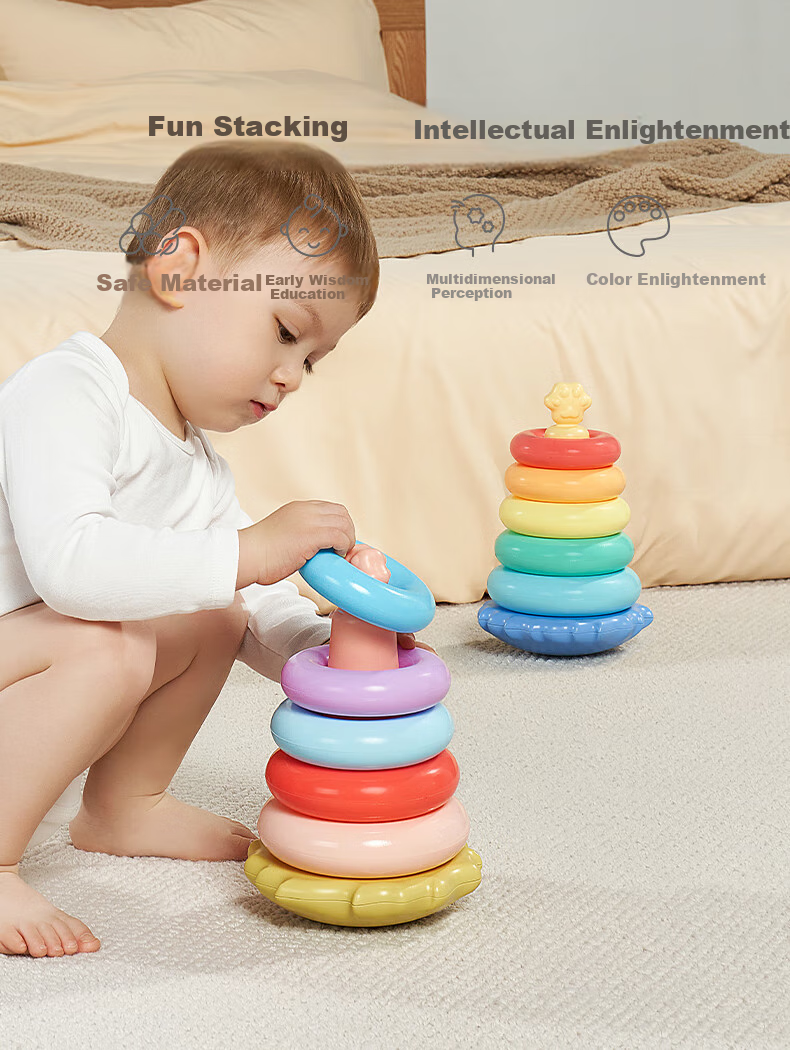 Конструктор Scoornest "Кошачья лапка", развивающая игрушка для малышей от 6 месяцев, развивающая игрушка для раннего развития