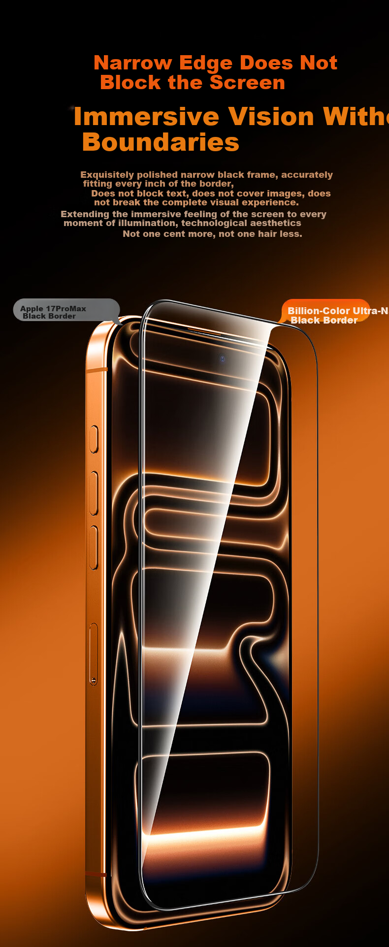 Защитное стекло для iPhone 17 Pro Max