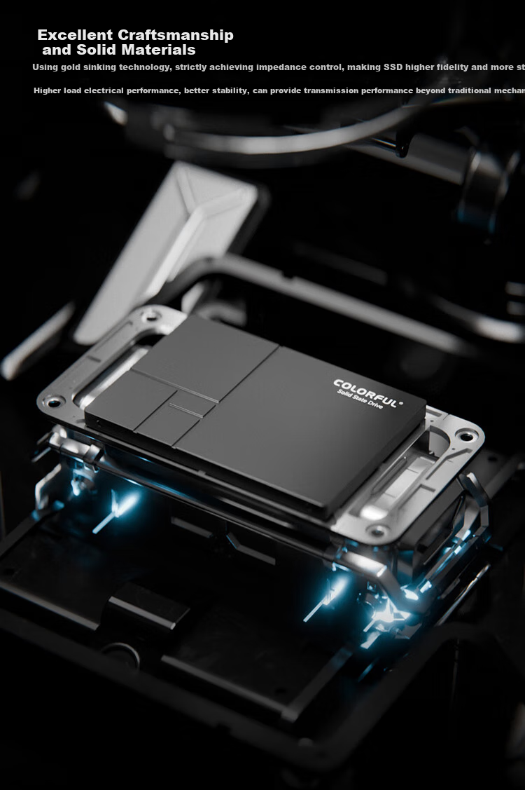 SSD накопитель Colorful SL500 Series, 256 ГБ, SATA III, TLC