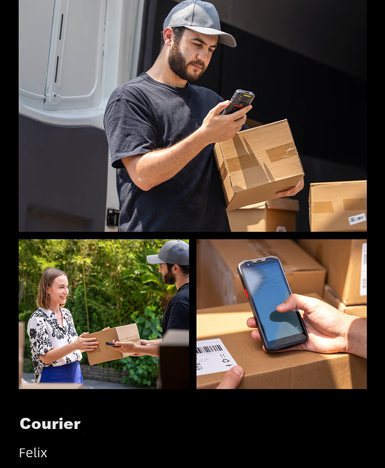 Sunmi Qbao Intelligent One-Dimensional/Two-Dimensional Handheld Data Terminal PDA Data Collector Inventory Machine Scanning Barcode Industrial Phone for Warehouse Logistics Express Hospital