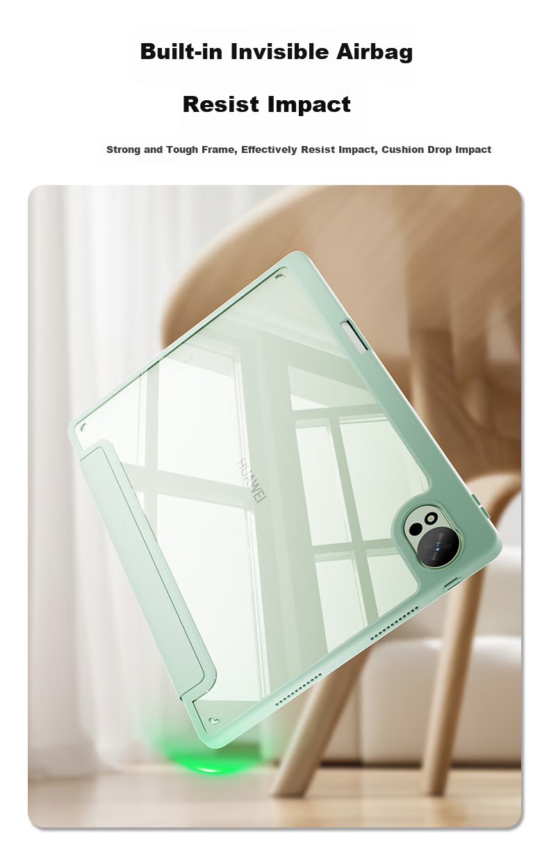 Защитный чехол COOLSTART для Huawei MatePad Air 12 дюймов, с функцией Smart Sleep/Wake, встроенным держателем для стилуса, полное покрытие