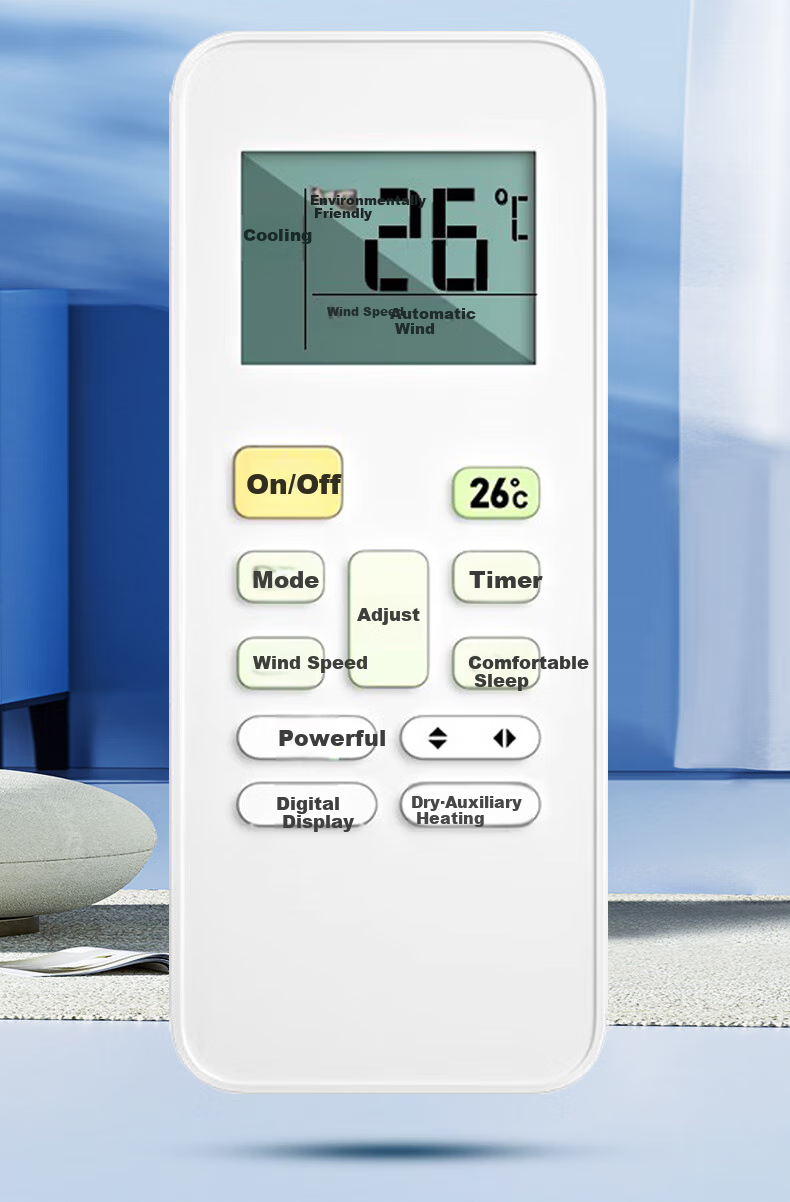 Универсальный пульт дистанционного управления Dongpuli для кондиционеров Midea, совместимый с моделями Lengjunxing, Shengdianxing, Jinghu, Hualing RN02A/D/S для напольных, настенных и центральных кондиционеров, обновленная версия