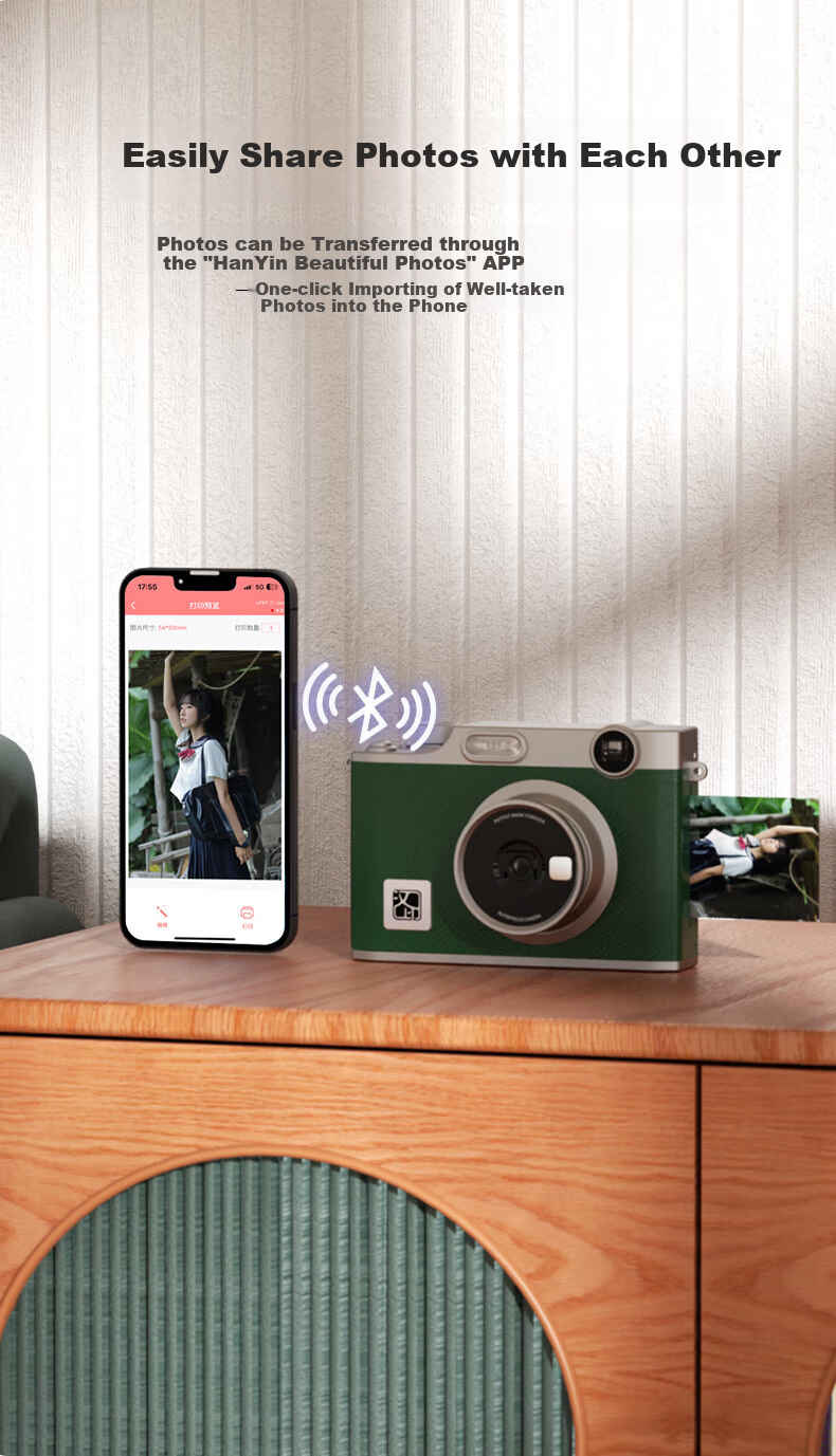 Мгновенная камера HPRT Z3, красный комплект, портативный фотопринтер для дома, студентов, детей, подарок на праздник, 30 листов фотобумаги