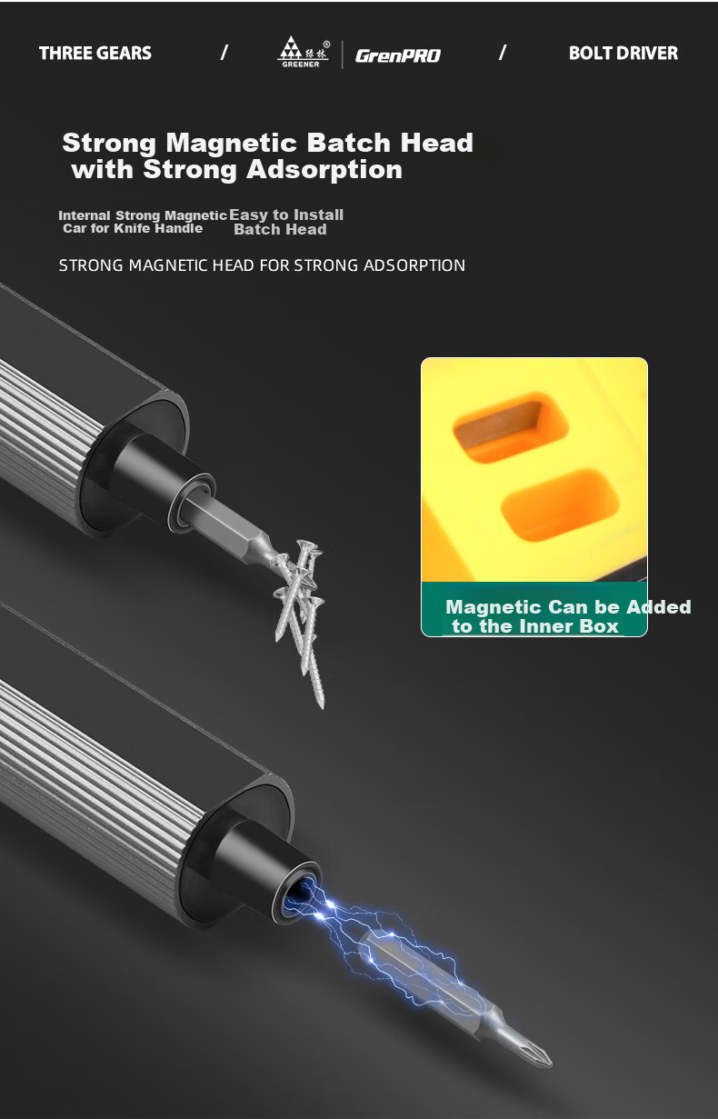 Набор GREENER Electric Screwdriver Set, промышленный, 153 предмета, многофункциональный набор инструментов, прецизионные бытовые инструменты