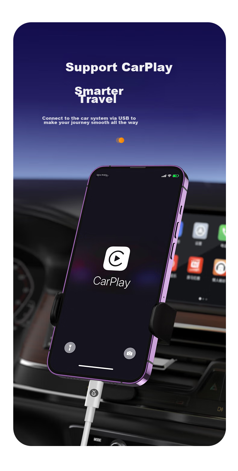 Кабель BIAZE для быстрой зарядки, совместимый с iPhone 14/13/12 Pro Max/XR/Xs/11/8, iPad, автомобильное зарядное устройство USB, 1.5 метра, белый