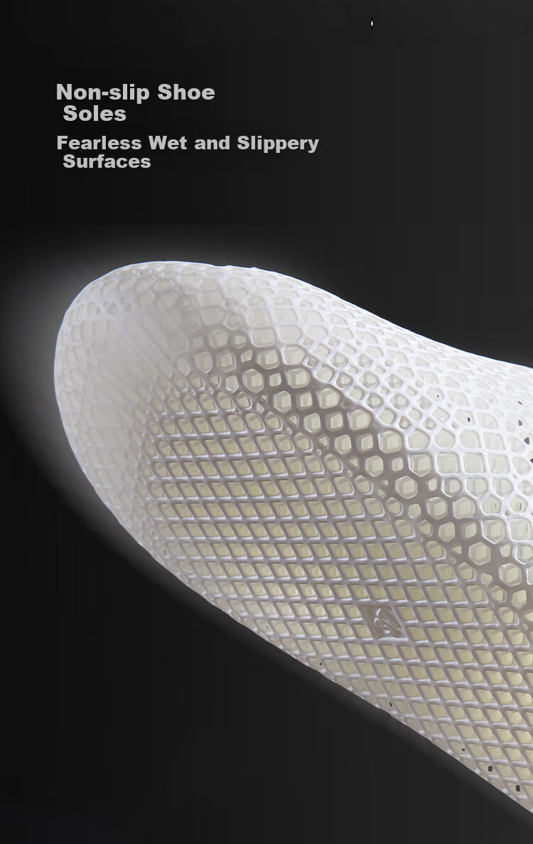 JD Original [3D Printed Slippers] Нескользящие уличные дышащие весенне-летние мягкие эластичные спортивные сандалии-шлепанцы Quantum Dark Black 44