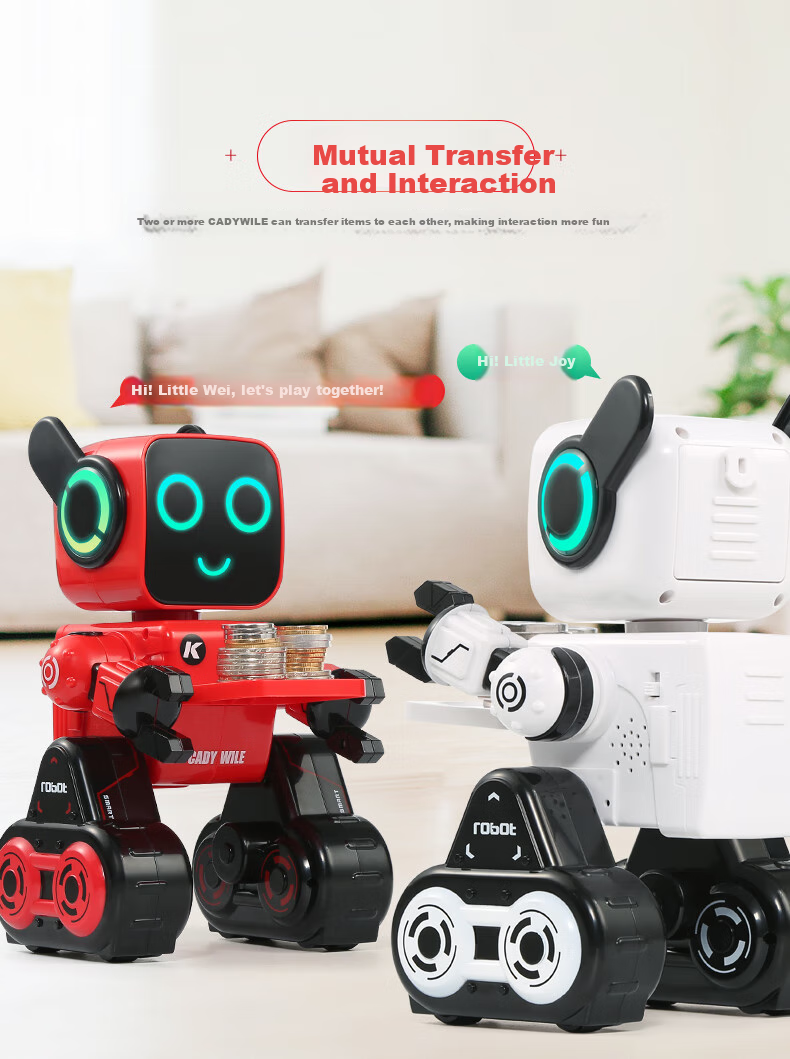 JINGDA TOYS Робот на радиоуправлении, программируемый, для детей от 3 лет, подарок на Новый год
