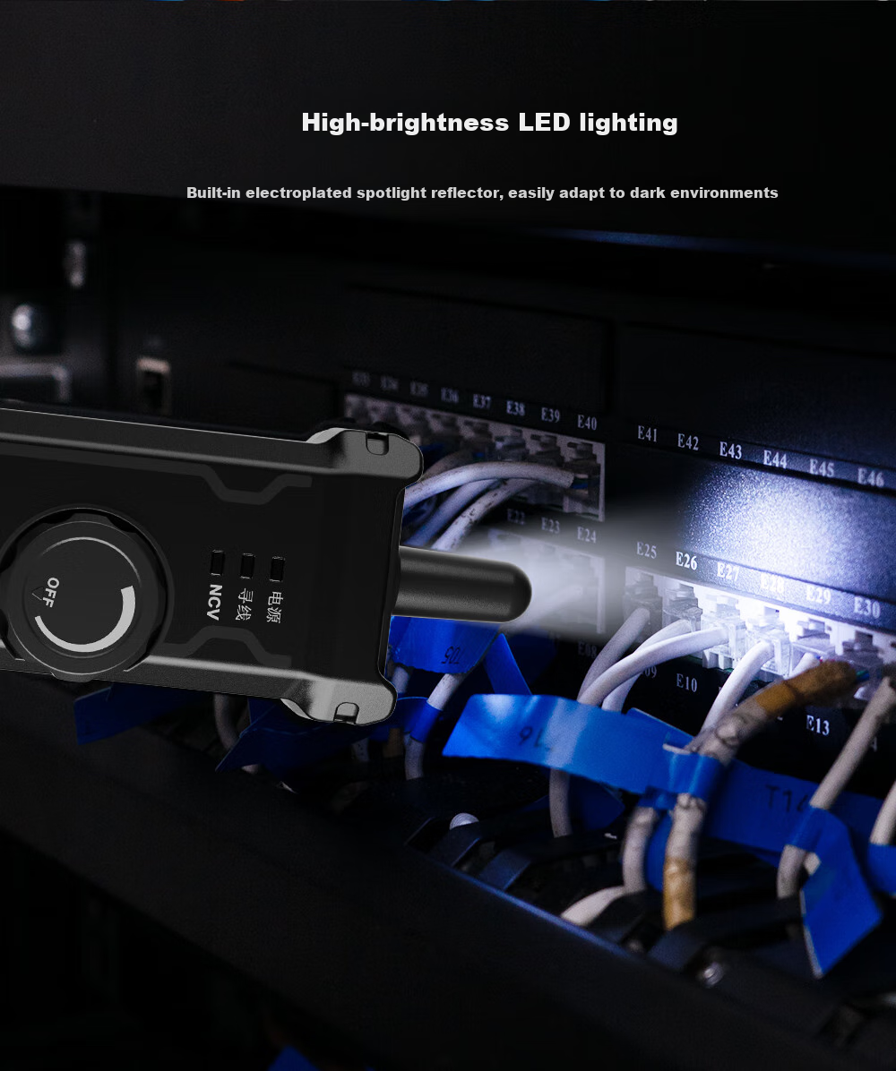Сетевой тестер Jingmingshu NF-8506, кабельный тестер с поддержкой POE, сканирование IP, пинг-тест