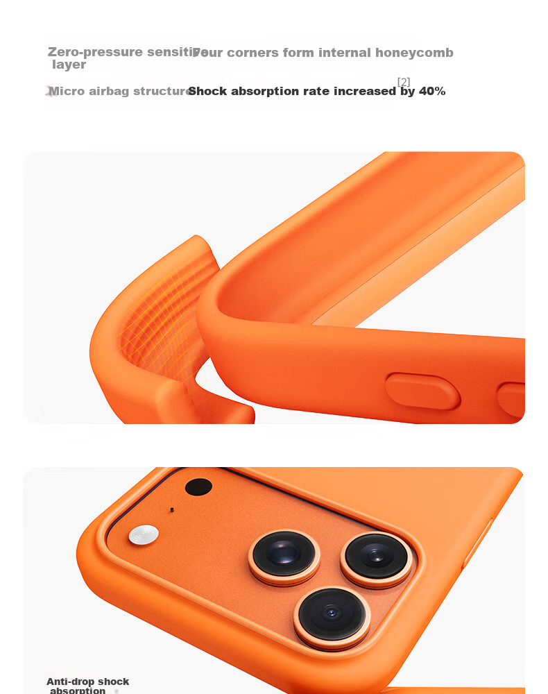 Чехол W&P для Apple iPhone 17 Pro Max, силиконовый, с магнитной зарядкой MagSafe, цвет "Айма Оранж"