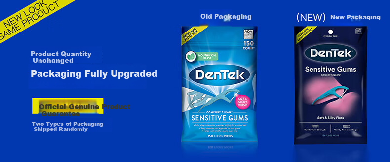 Зубная нить Dentaike Dentek Professional Ultra-Thin Floss Picks, 150 шт., с фтором и мятой