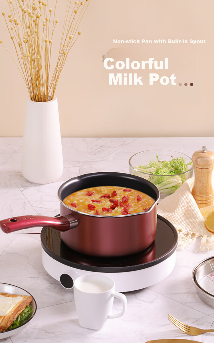 Кастрюля COOKER KING WG14306, 18 см, с антипригарным покрытием, алюминиевый сплав, для индукционных плит