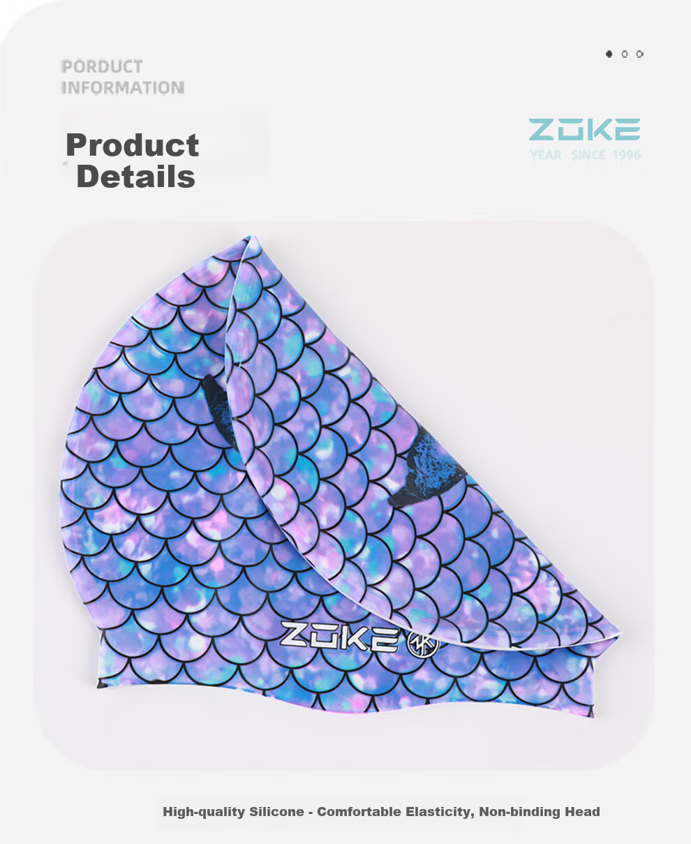 Шапочка для плавания ZOKE