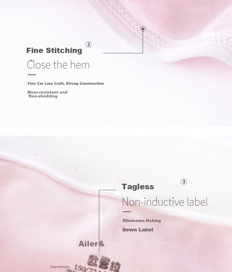 Трусы женские Ailier&ouluola для подростков, хлопок, 4 шт. в упаковке, размер M