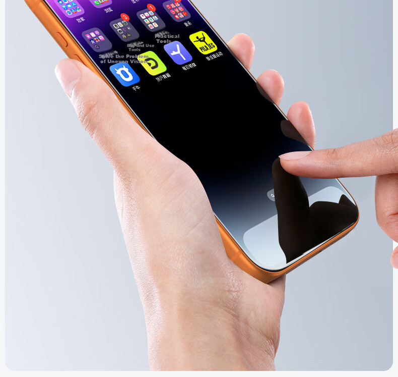 Защитное стекло Lanxingxiansheng для Apple iPhone 17 Pro/16 Pro, противоударное, пылезащитное, противоотпечатковое