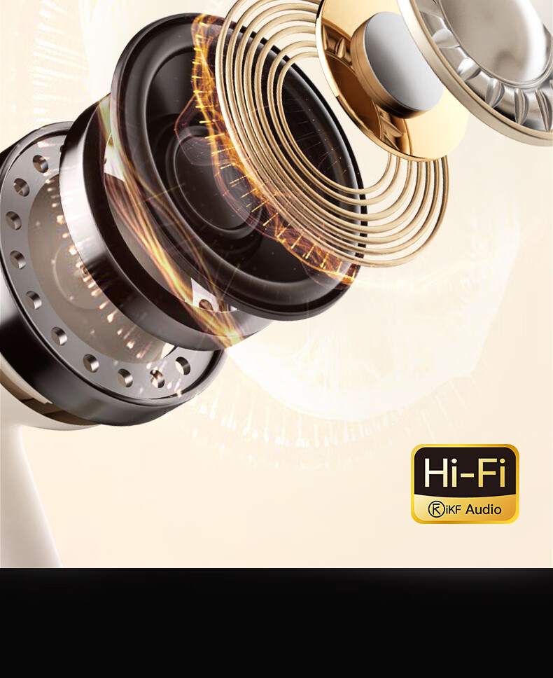 Беспроводные наушники iKF Find Lite, True Wireless, Bluetooth 6.0, полувкладыши, белый