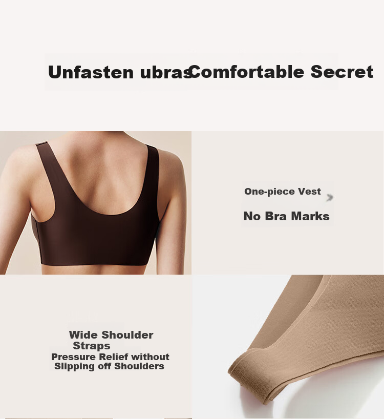 Женский топ-бра Ubras Seamless, бесшовный, из тонкой ткани, черный